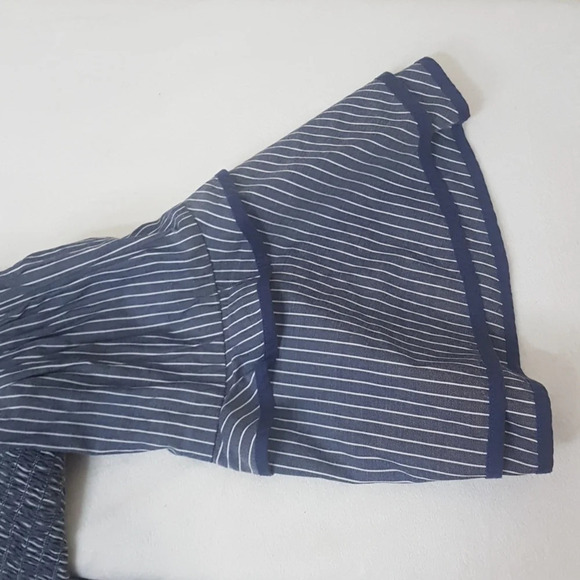 American Eagle smocked bell sleeve  top - Picture 7 of 8